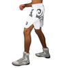 Venum x Mike Tyson Tiger Boxing Shorts - Optical White/Deep Black