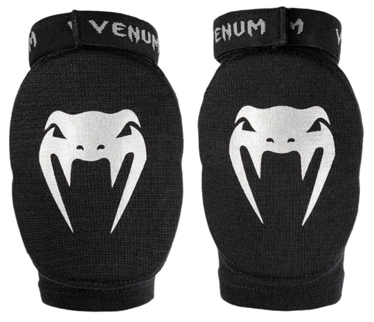 Venum Kontact Elbow Guards - Black/Silver