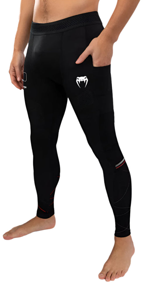 Venum Tactical XT Spats - Black/Fire Red