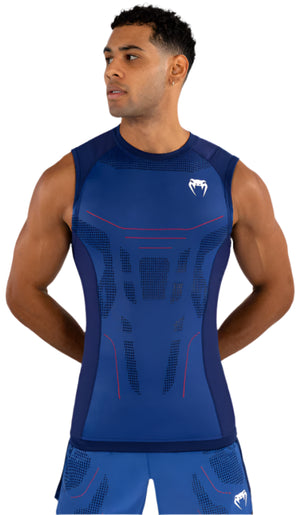 Venum Technical 3.0 Sleeveless Rashguard - Night Blue