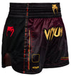 Venum Tactical XT Muay Thai Shorts - Black/Burgundy/Gold