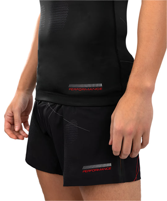 Venum Tactical XT Short Sleeve Rashguard - Black/Fire Red