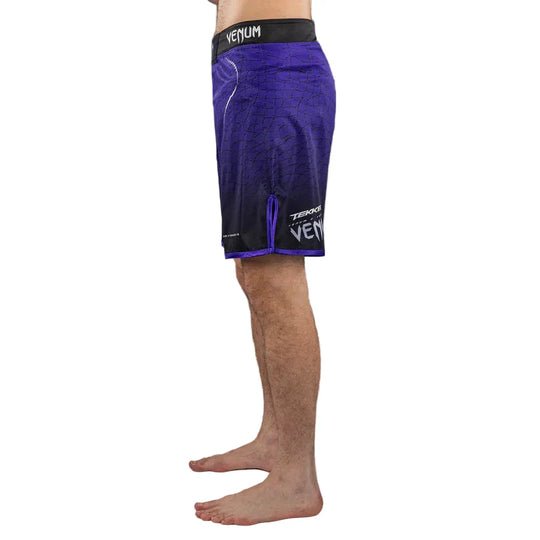 Venum x TEKKEN 8 Fight Shorts - Kazuya - Black/Purple