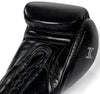 Hit N Move Horse Hair Suvari Boxing Gloves - Lace Up - Black