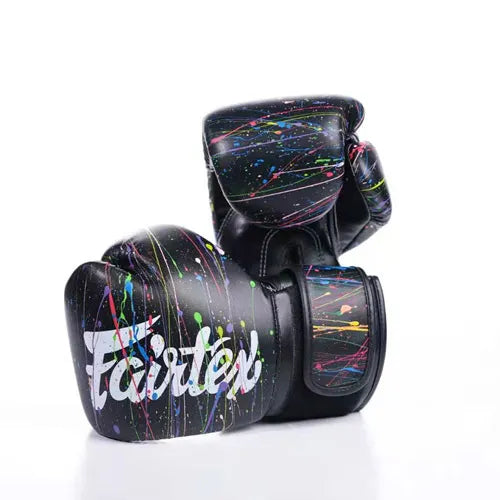 Fairtex Black Painter Boxing Gloves