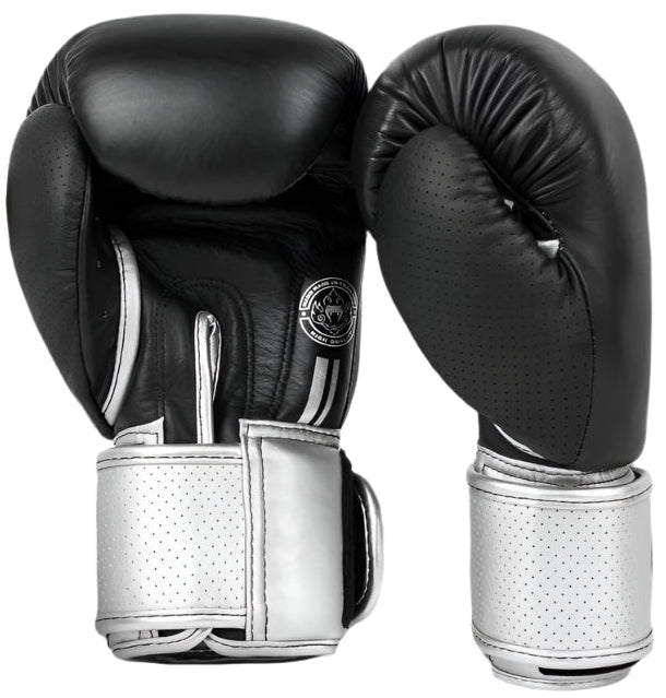 Venum Power 2.0 Boxing Gloves - Black/Silver