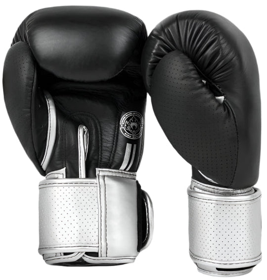 Venum Power 2.0 Boxing Gloves - Black/Silver