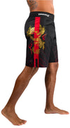 Venum X TEKKEN 8 - Marshall Law Fight Shorts - Black/Red/Gold