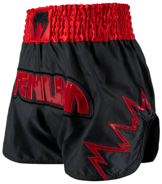 Venum Inferno Muay Thai Shorts - Charcoal Grey/Red
