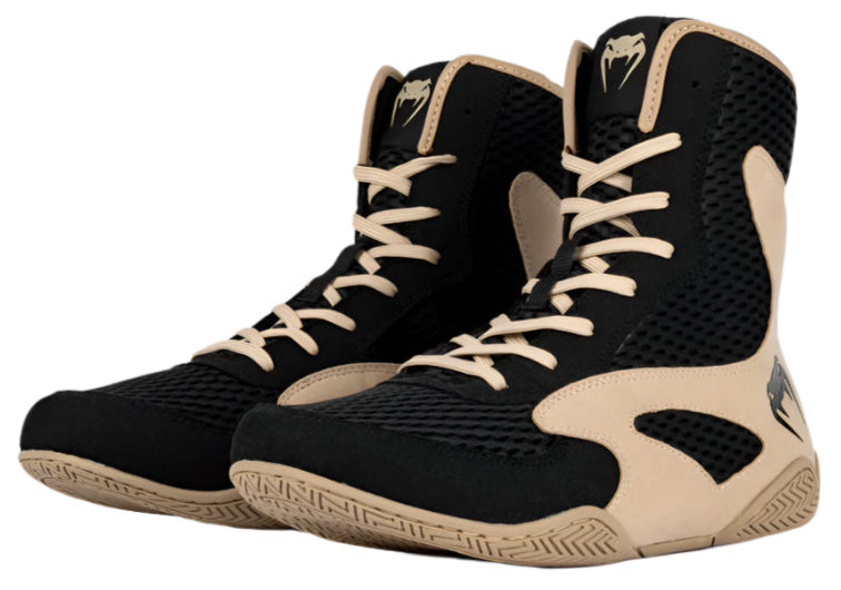 Venum Contender Boxing Shoes - Black/Sand
