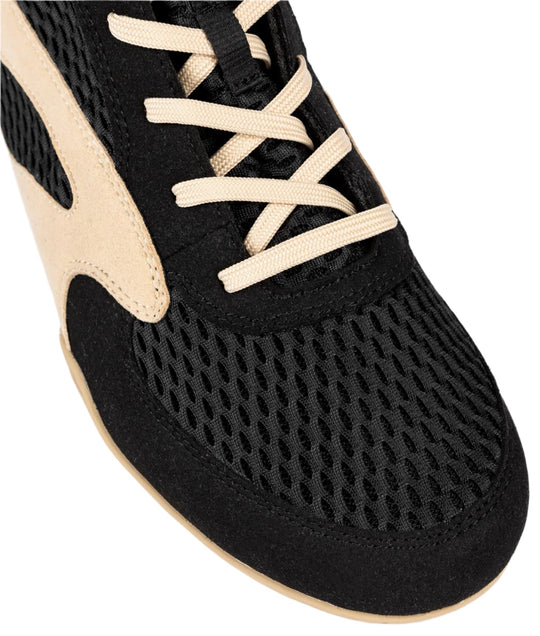 Venum Contender Boxing Shoes - Black/Sand