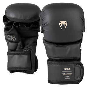 Venum Impact Evo Sparring MMA Gloves - Black