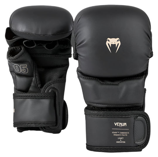 Venum Impact Evo Sparring MMA Gloves - Black