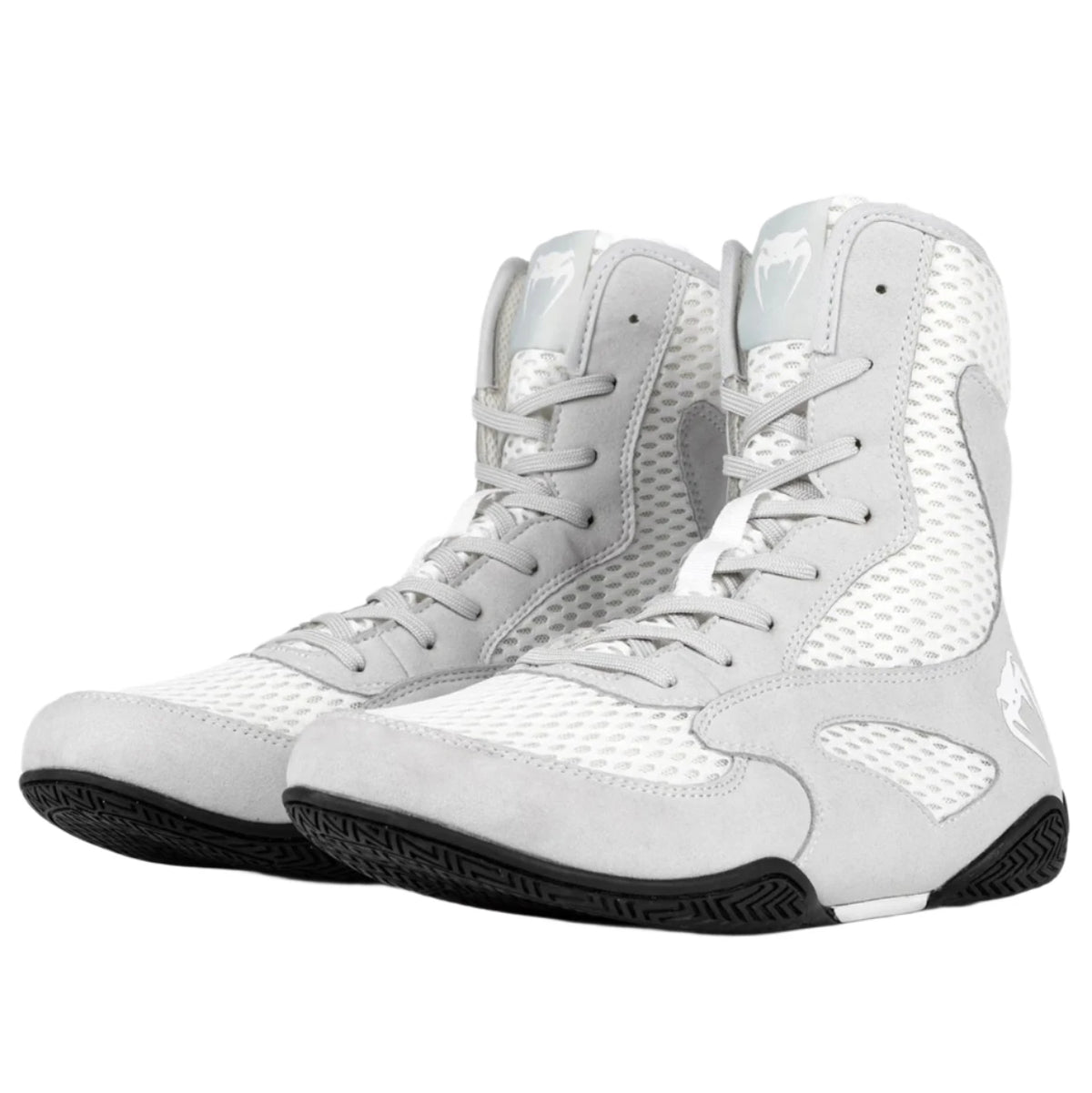 Venum Contender Boxing Shoes - White/Grey