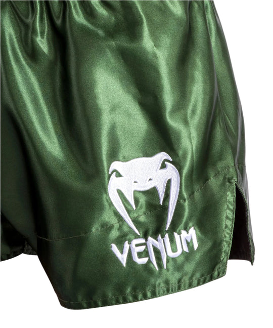 Venum Classic Muay Thai Short - Khaki/White