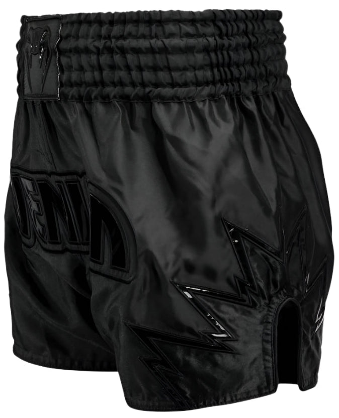 Venum Inferno Muay Thai Shorts - Black/Black