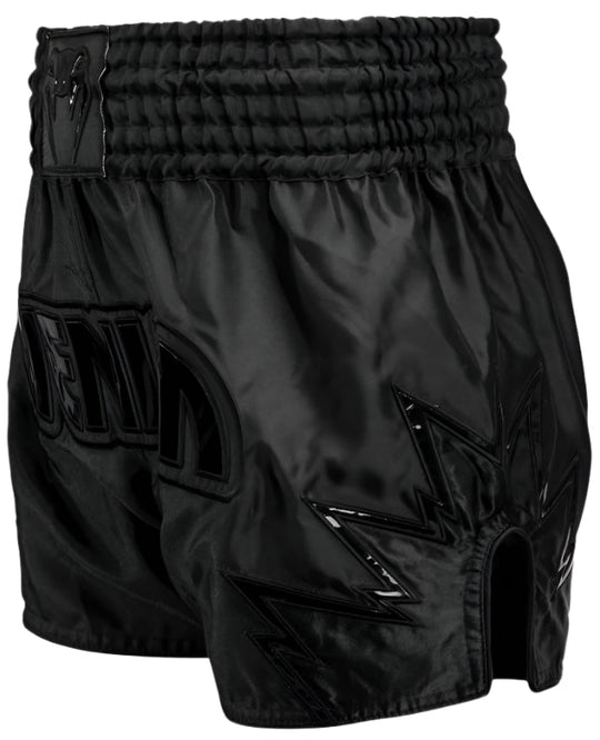 Venum Inferno Muay Thai Shorts - Black/Black