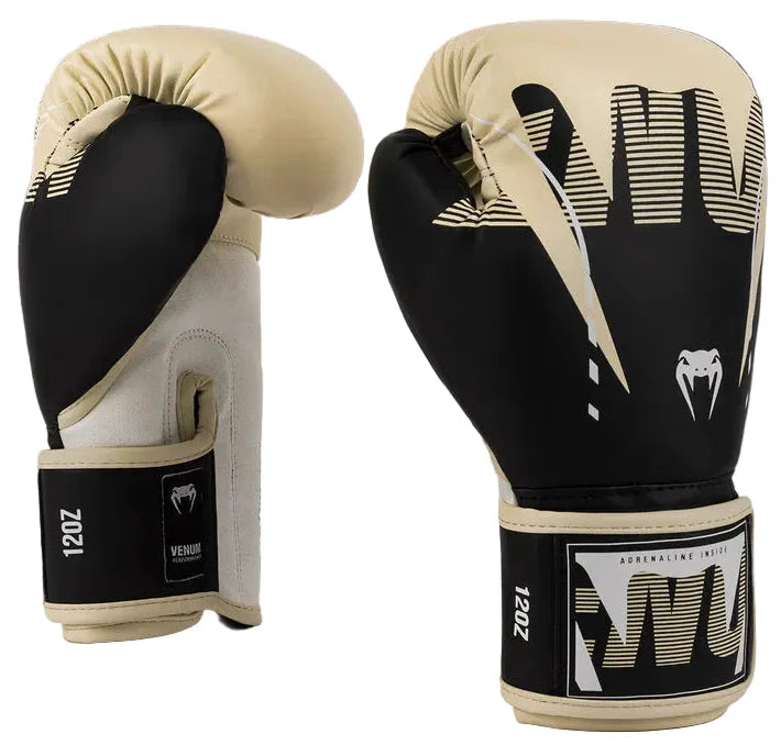 Venum Adrenaline Boxing Gloves - Black/ Ivory