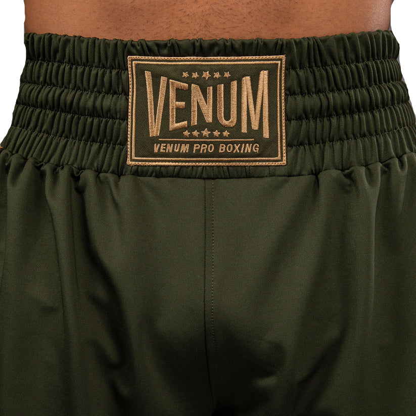Venum Classic Boxing Shorts - Military Green/Sand