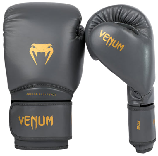Venum Contender 1.5 Kids Boxing Gloves - Graphite/Gold