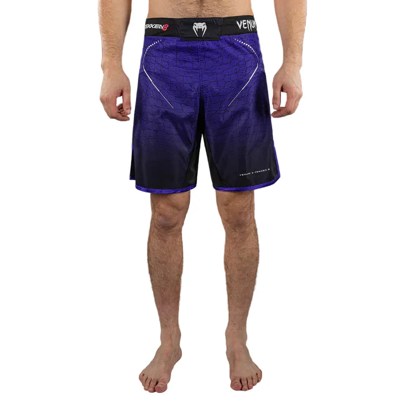 Venum x TEKKEN 8 Fight Shorts - Kazuya - Black/Purple