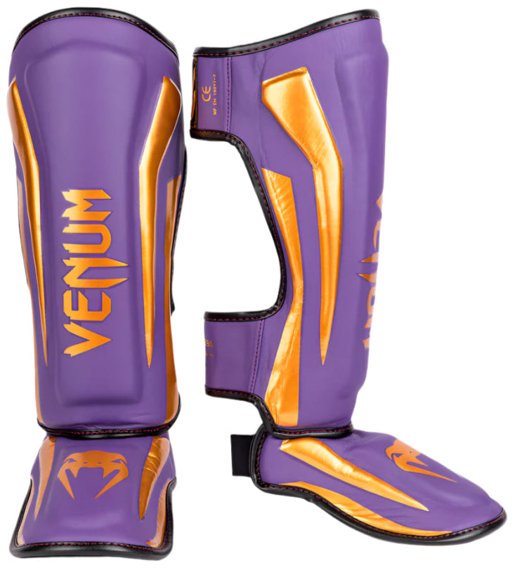 Venum Elite Shin Guards - Special Edition - Dark Purple