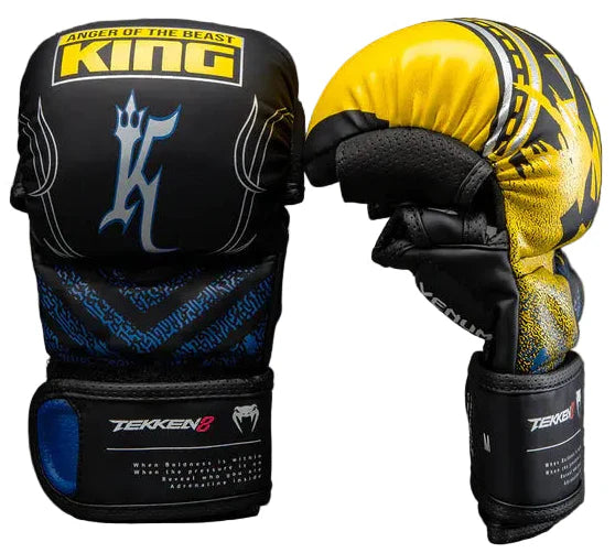 Venum X TEKKEN 8 Sparring Gloves - King - Black/Yellow