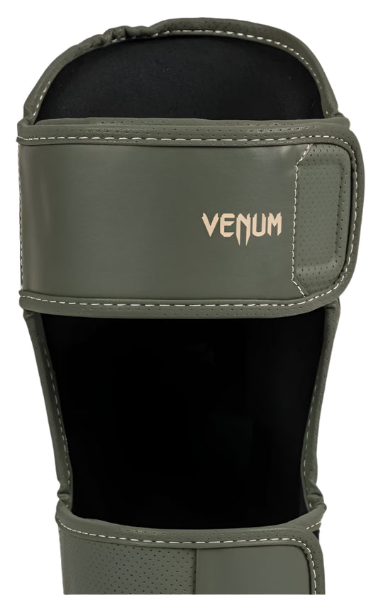 Venum Impact Evo Shin Guards - Military Green