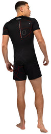 Venum Tactical XT Short Sleeve Rashguard - Black/Fire Red