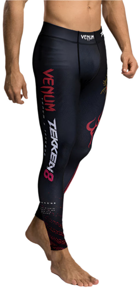 Venum X TEKKEN 8 - Marshall Law Spats - Black/Red/Gold