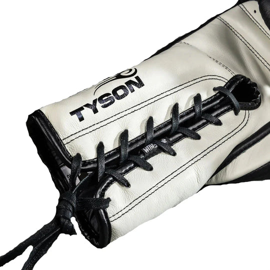 Venum Giant 2.0 Mike Tyson Pro Boxing Gloves with Laces - Deep Black/Optical White
