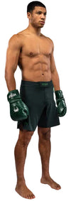 Venum Light 5.0 Fightshorts - Forest Green/Light Green