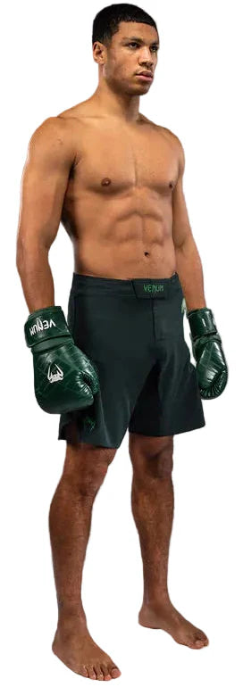 Venum Light 5.0 Fightshorts - Forest Green/Light Green