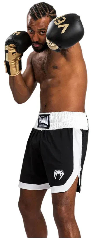Venum Classic Boxing Shorts - Black/White