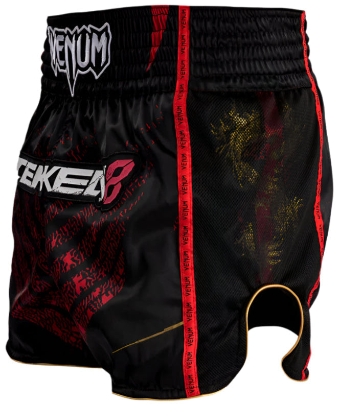 Venum X TEKKEN 8 - Marshall Law Muay Thai Shorts - Black/Red/Gold