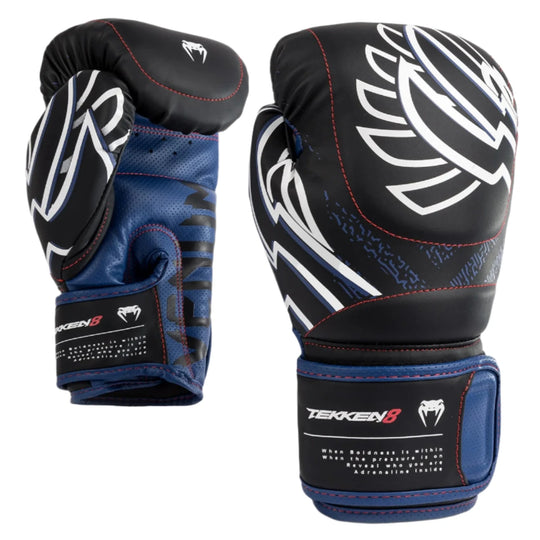 Venum X TEKKEN 8 - Jin Kazama Boxing Gloves - Blue/Black/White