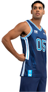 Venum X Top Rank Original Men's Basketball Jersey - Navy Blue