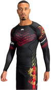 Venum X TEKKEN 8 - Marshall Law Rashguard - Black/Red/Gold
