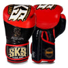 SKS Scarlet Noir Hook and Loop Boxing Gloves Boxing Gloves SKS Red/Black 10oz 