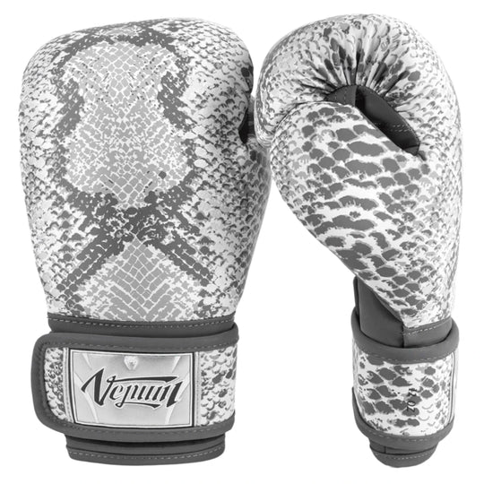 Venum White Snake Boxing Gloves for Women - White