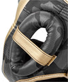 Venum Elite Boxing Headgear - Dark Camo/Gold