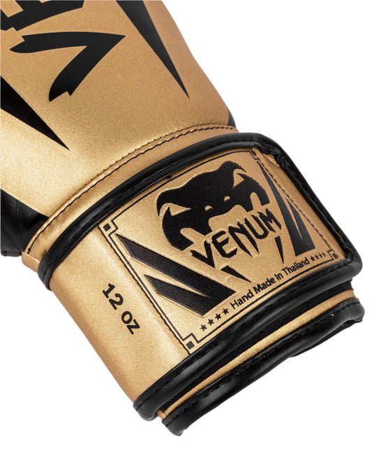 Venum Elite Boxing Gloves - Gold/Black