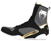 Venum Elite Boxing Shoes - Black/White/Gold