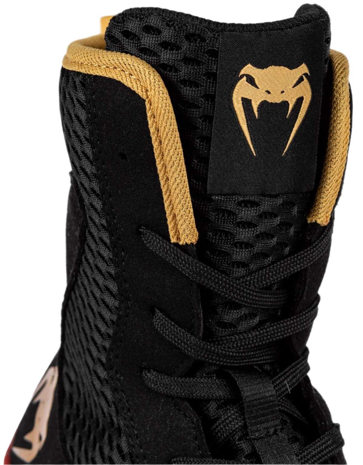 Venum Contender Boxing Shoes - Black/Gold/Red