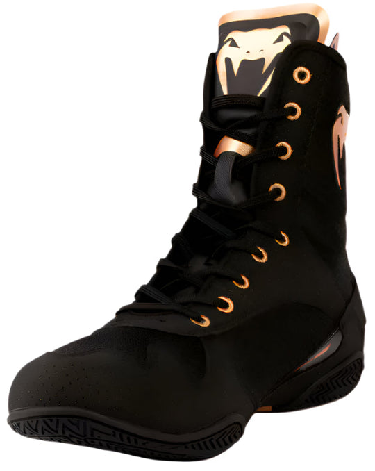 Venum Elite Boxing Shoes – Black/Bronze