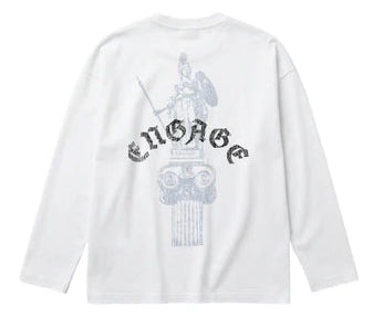 Engage Athena Sculpture L/S T-Shirt - White