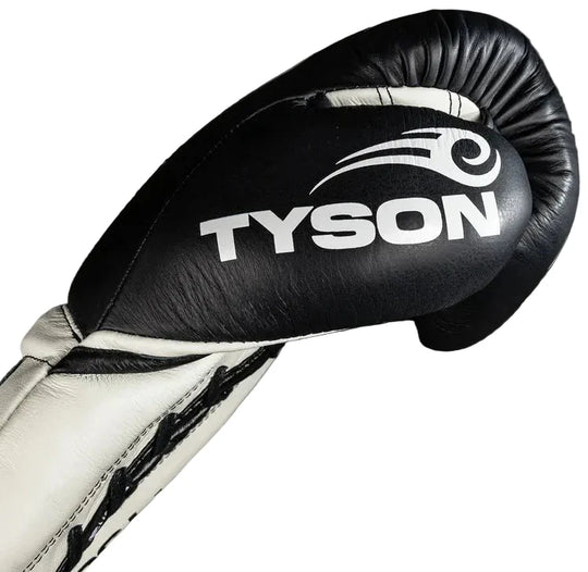 Venum Giant 2.0 Mike Tyson Pro Boxing Gloves with Laces - Deep Black/Optical White