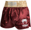 Venum Classic Muay Thai Short - Burgundy/Gold/White