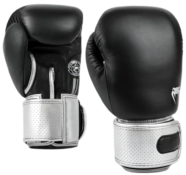 Venum Power 2.0 Boxing Gloves - Black/Silver