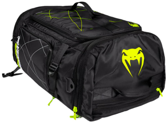 Venum Training Camp 4.0 Sports Bag - Black/Neon Green